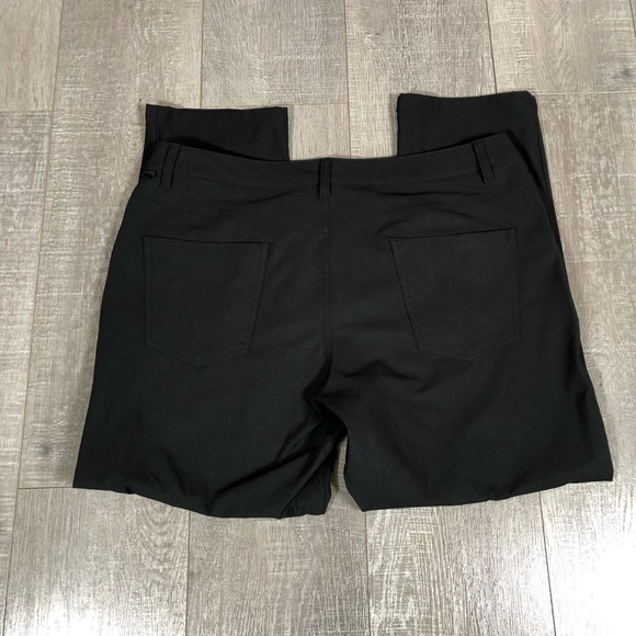 LULULEMON Men's ABC Classic Fit 5 Pocket Warpstreme Pant Black Size 36 - Picture 4 of 10